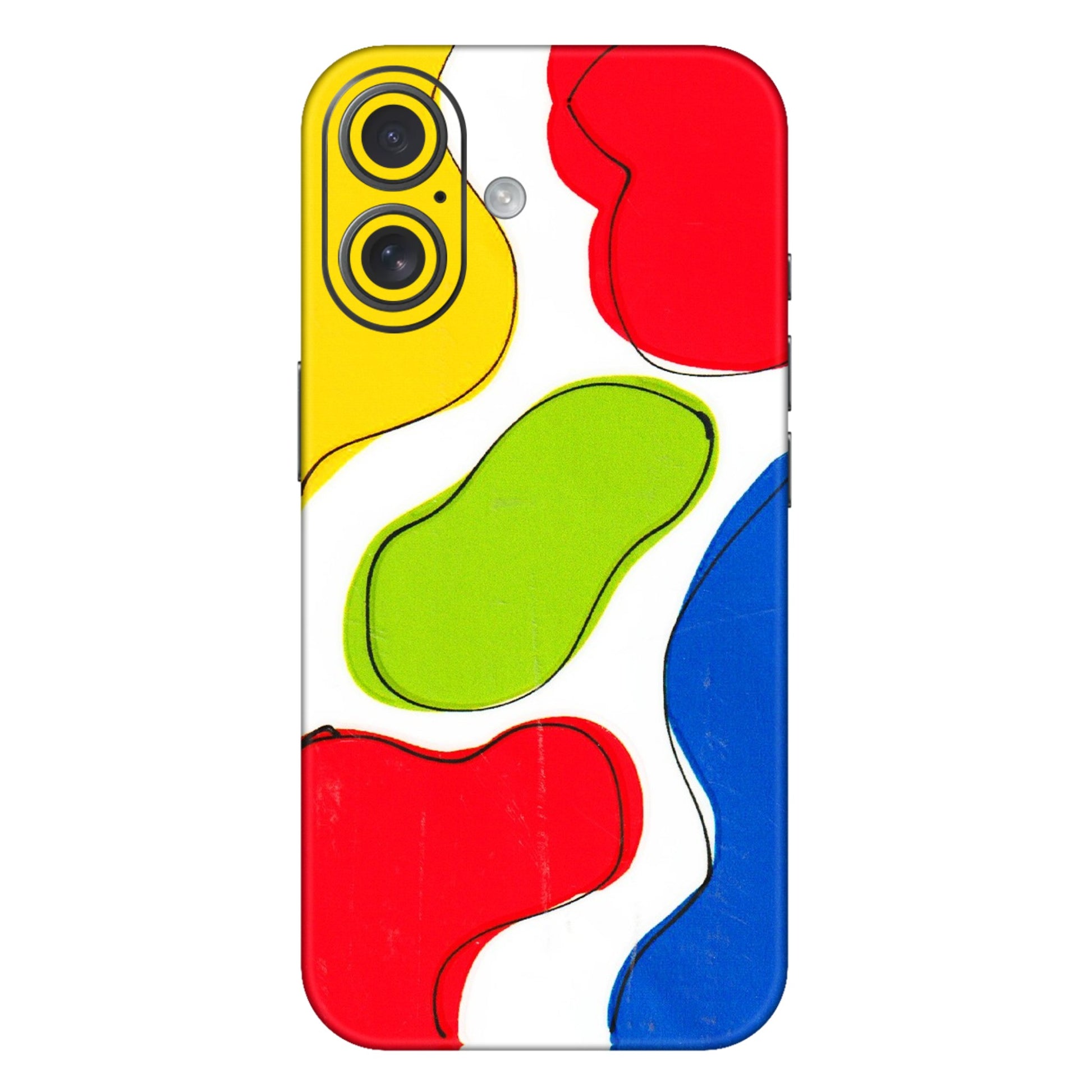 Apple iPhone Skins (All Models) - RGB Colour Paint - 3D Embossed Finish (L-284) iPhone 16 Plus