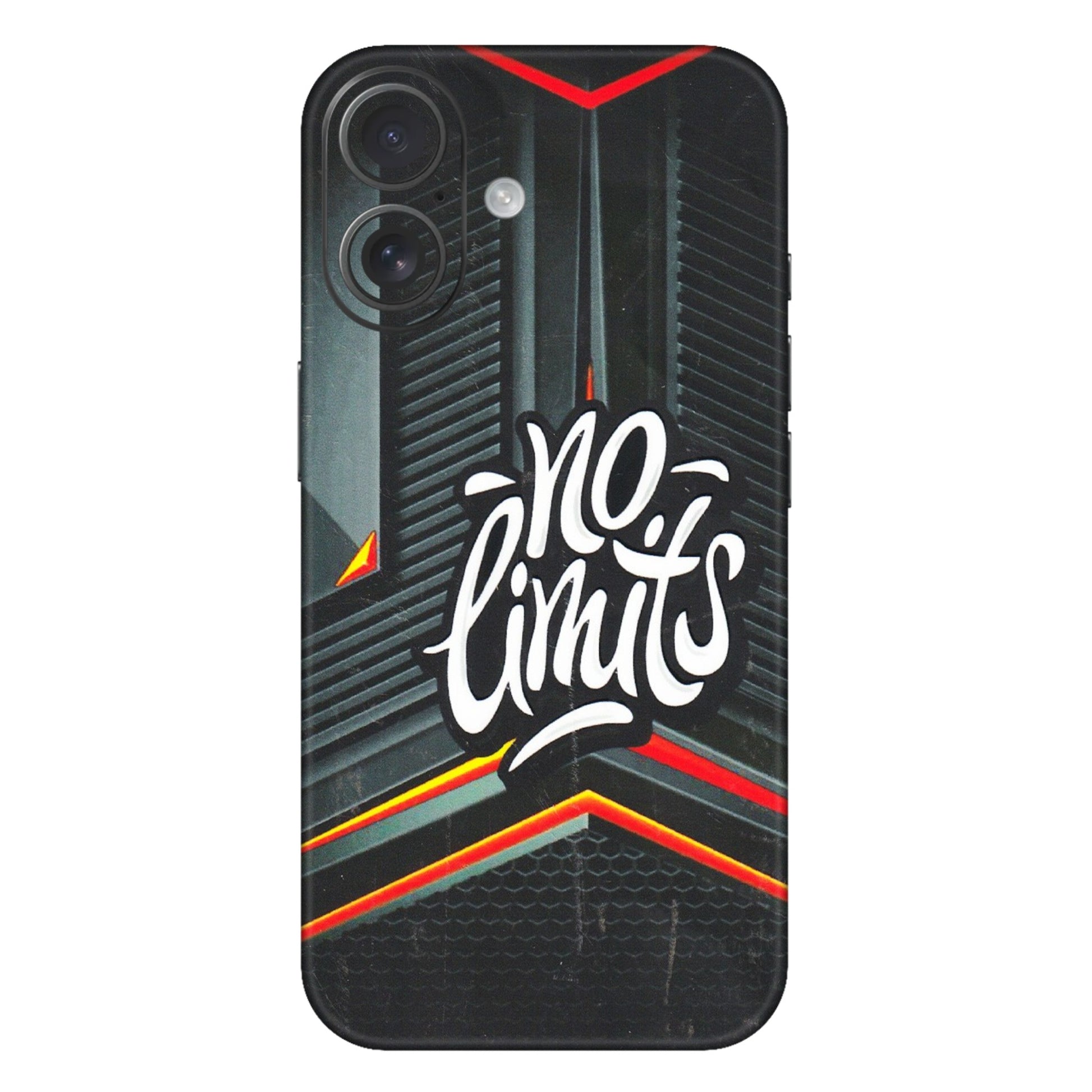 Apple iPhone Skins (All Models) - No Limits - 3D Embossed Finish (L-286) iPhone 16 Plus
