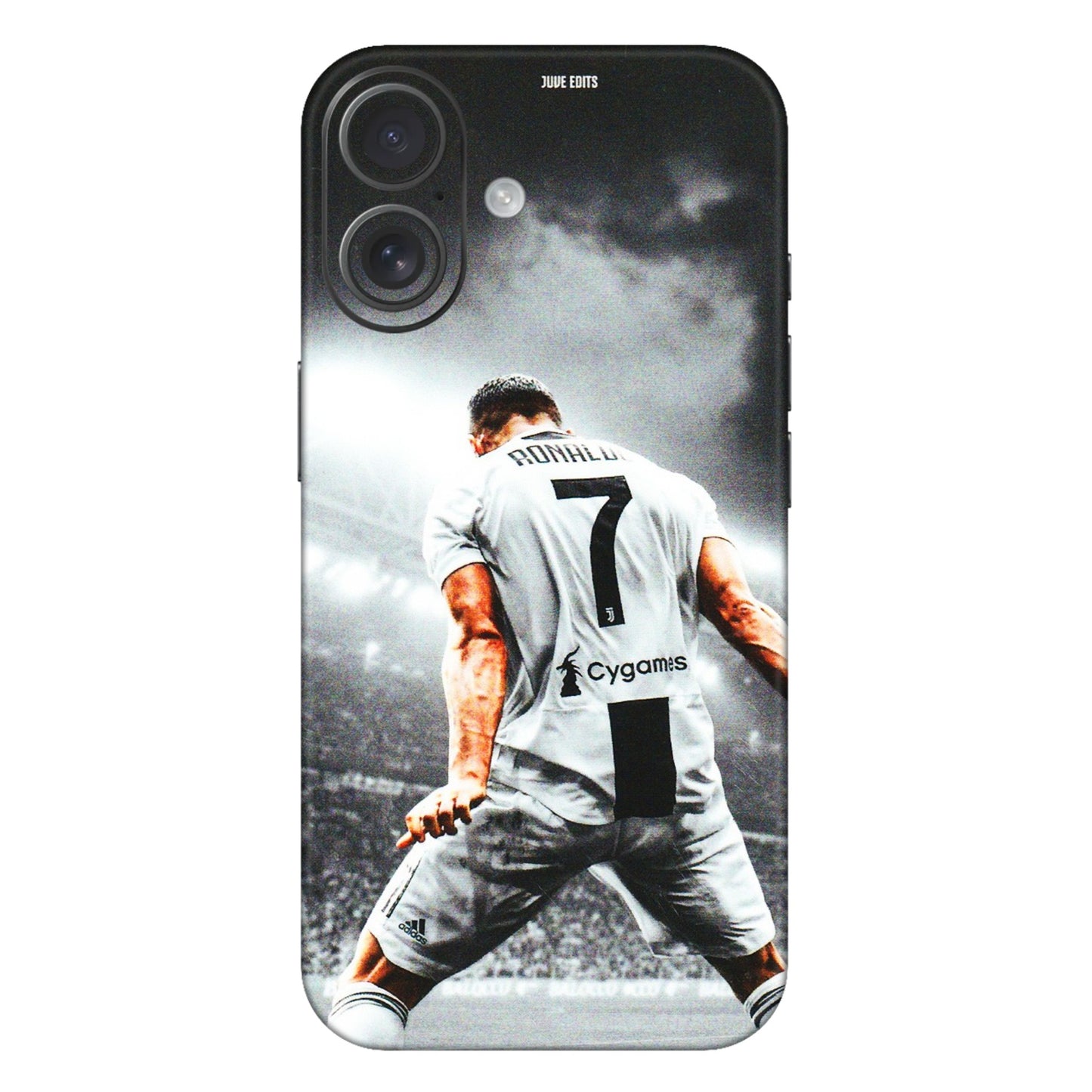 Apple iPhone Skins (All Models) - Ronaldo CR7 Crazy - 3D Embossed Finish (L-44) iPhone 16 Plus