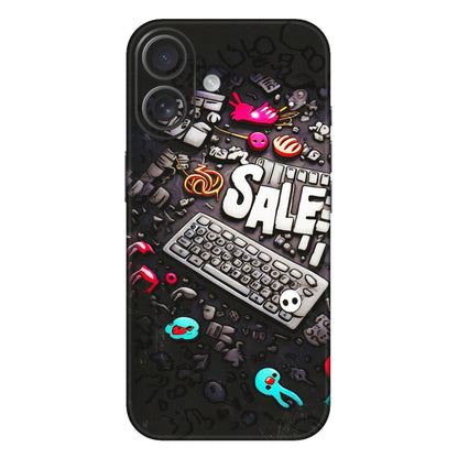 Apple iPhone Skins (All Models) - Gadgets Sale - 3D Embossed Finish (L-50) iPhone 16 Plus