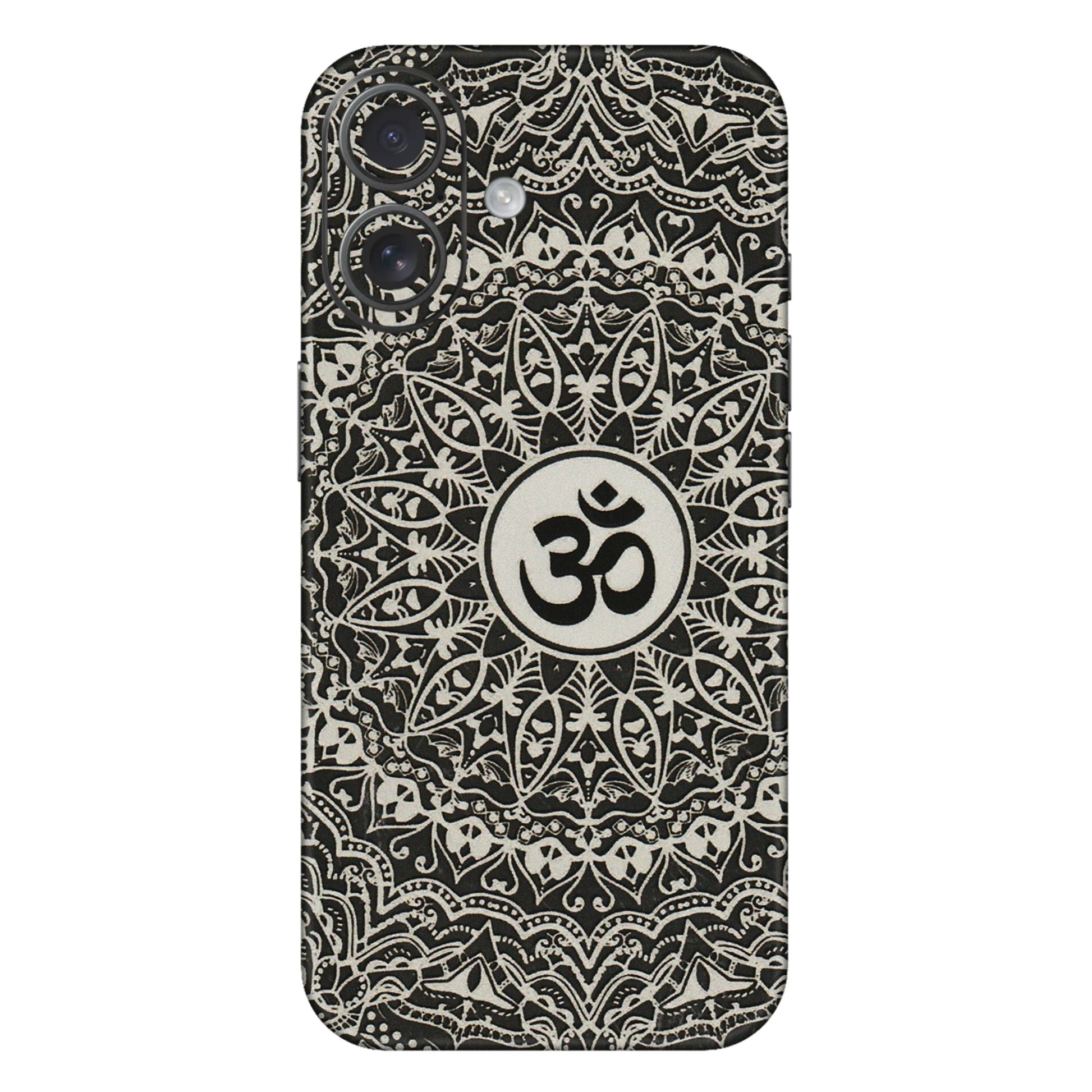 Apple iPhone Skins (All Models) - Aum Elegant Mandala - 3D Embossed Finish (L-62) iPhone 16 Plus