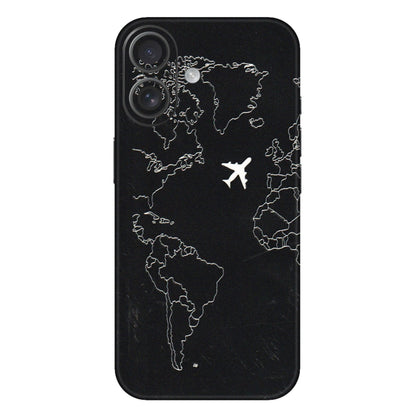 Apple iPhone Skins (All Models) - Never Ending Travel - 3D Embossed Finish (L-79) iPhone 16 Plus