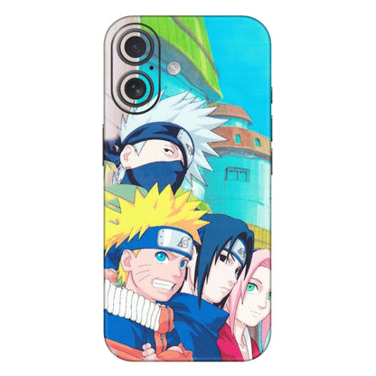 Apple iPhone Skins (All Models) - Team Minato And Kakashi - Matte Finish (M-101) iPhone 16 Plus