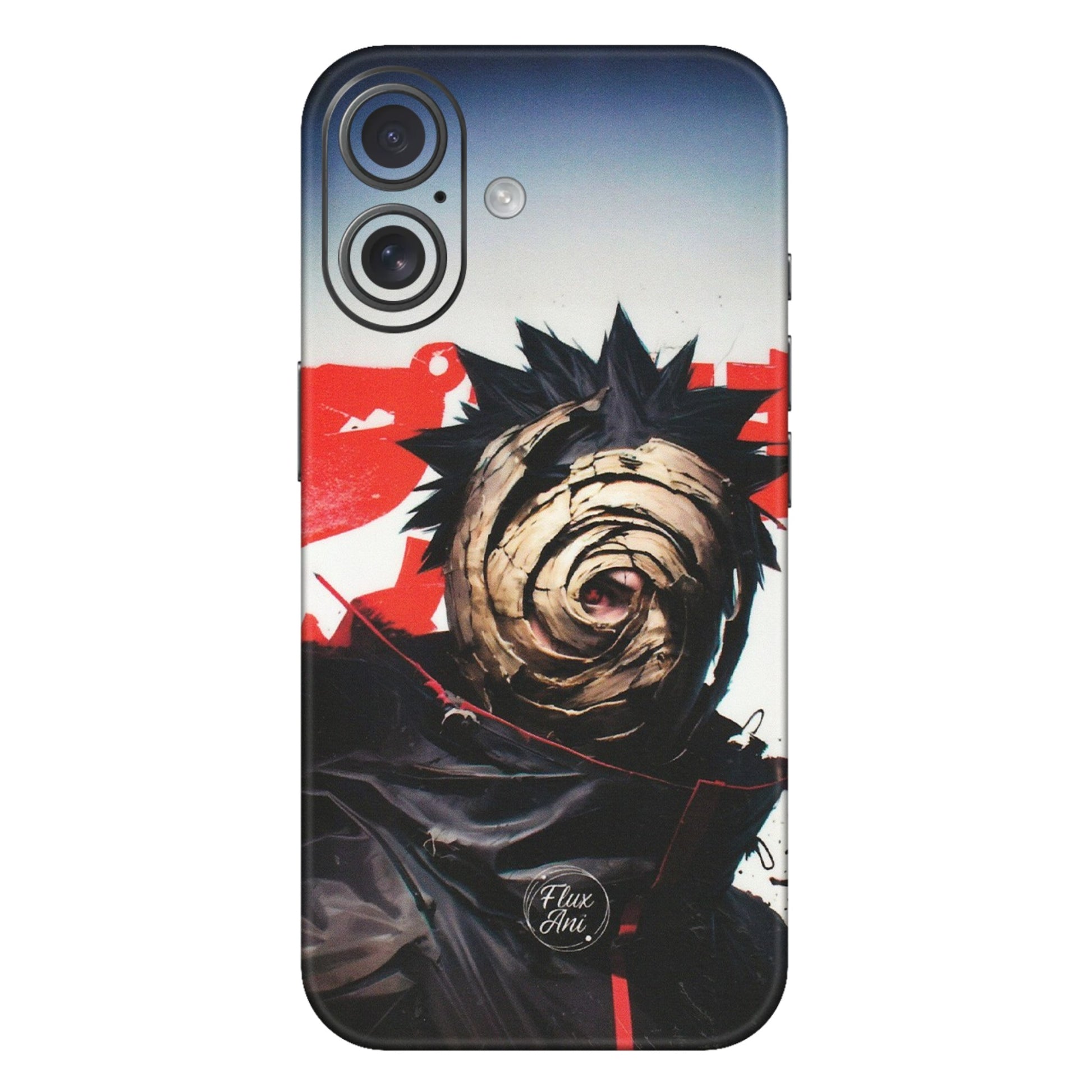 Apple iPhone Skins (All Models) - Obito Uchiha Cool Anime - Matte Finish (M-134) iPhone 16 Plus