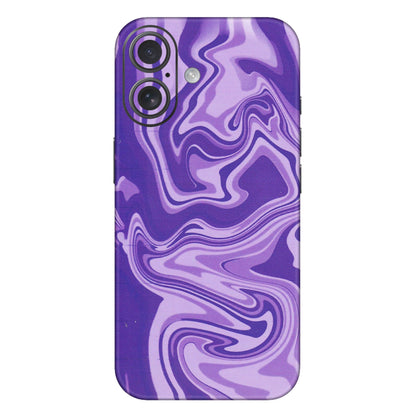 Apple iPhone Skins (All Models) - Hazy Purple Nights - Matte Finish (M-14) iPhone 16 Plus