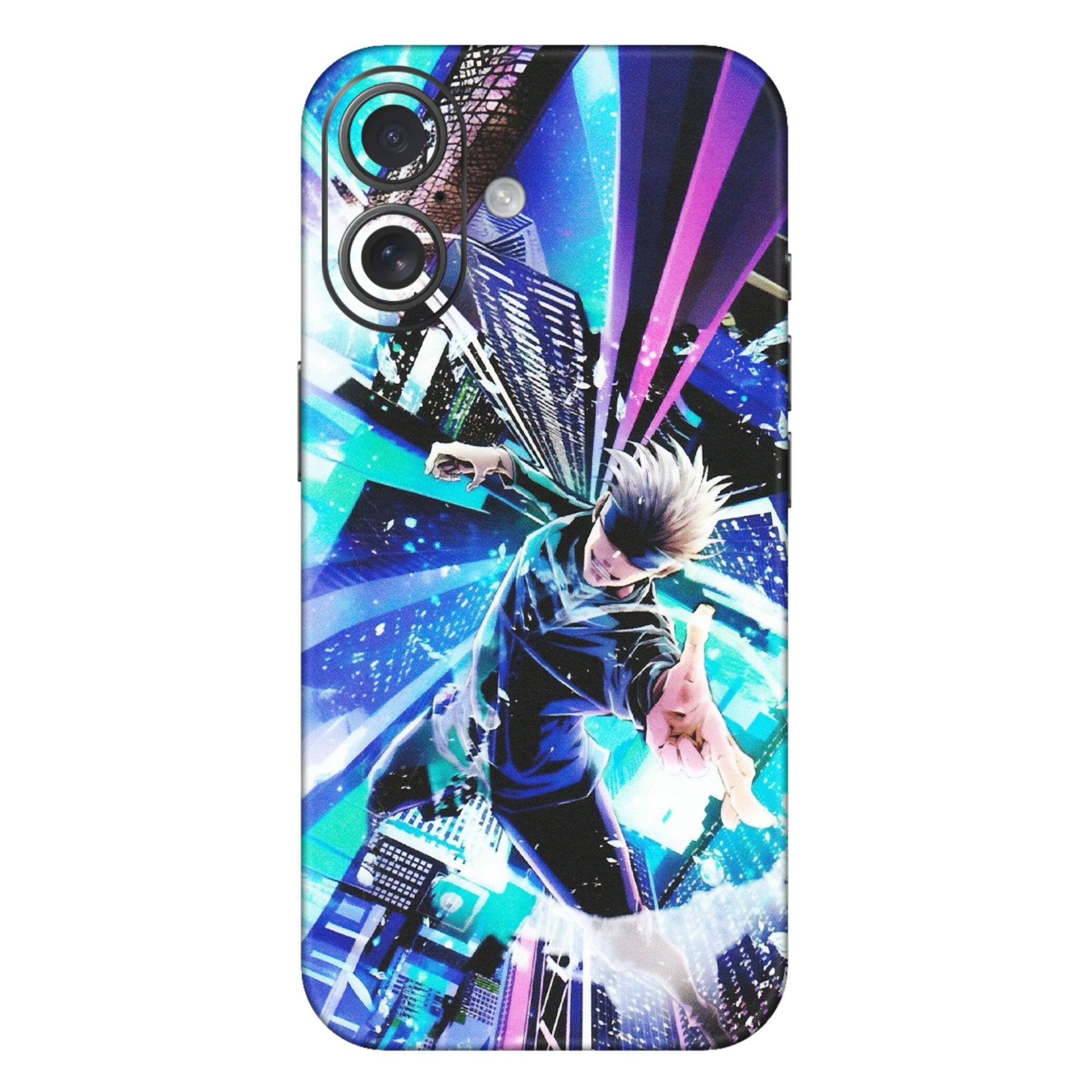 Apple iPhone Skins (All Models) - Manga Action Jujustu Kaisen Anime - Matte Finish (M-155) iPhone 16 Plus
