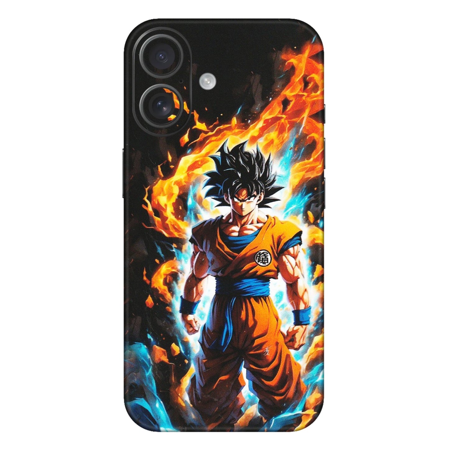 Apple iPhone Skins (All Models) - Goku Transformation Anime - Matte Finish (M-159) iPhone 16 Plus