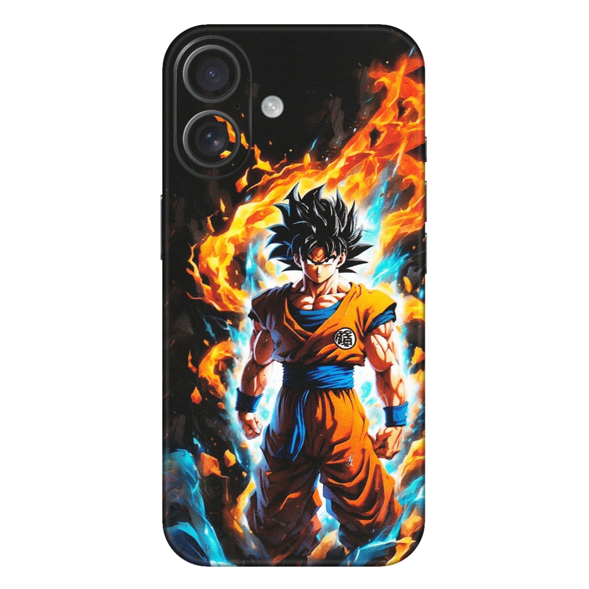 Apple iPhone Skins (All Models) - Goku Transformation Anime - Matte Finish (M-159) iPhone 16 Plus