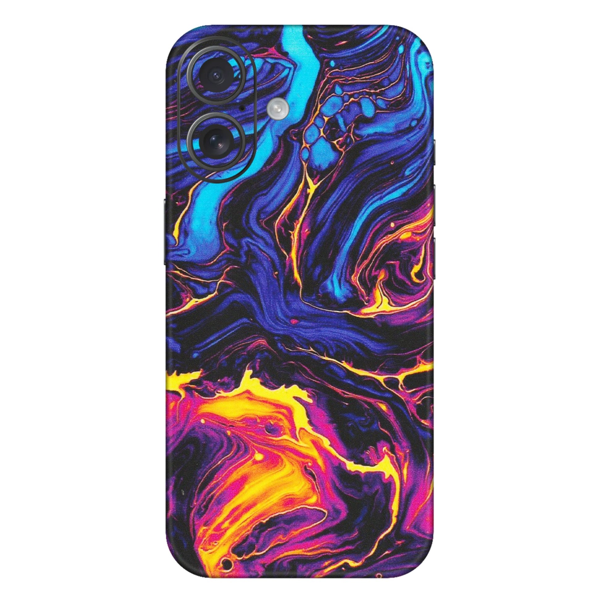 Apple iPhone Skins (All Models) - Abstract Paint Classy - Matte Finish (M-15) iPhone 16 Plus
