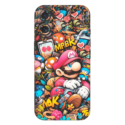 Apple iPhone Skins (All Models) - Super Mario Bros Artistic - Matte Finish (M-173) iPhone 16 Plus
