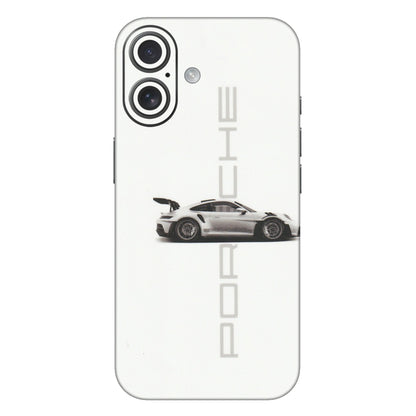 Apple iPhone Skins (All Models) - Porche Car Lover - Matte Finish (M-31) iPhone 16 Plus