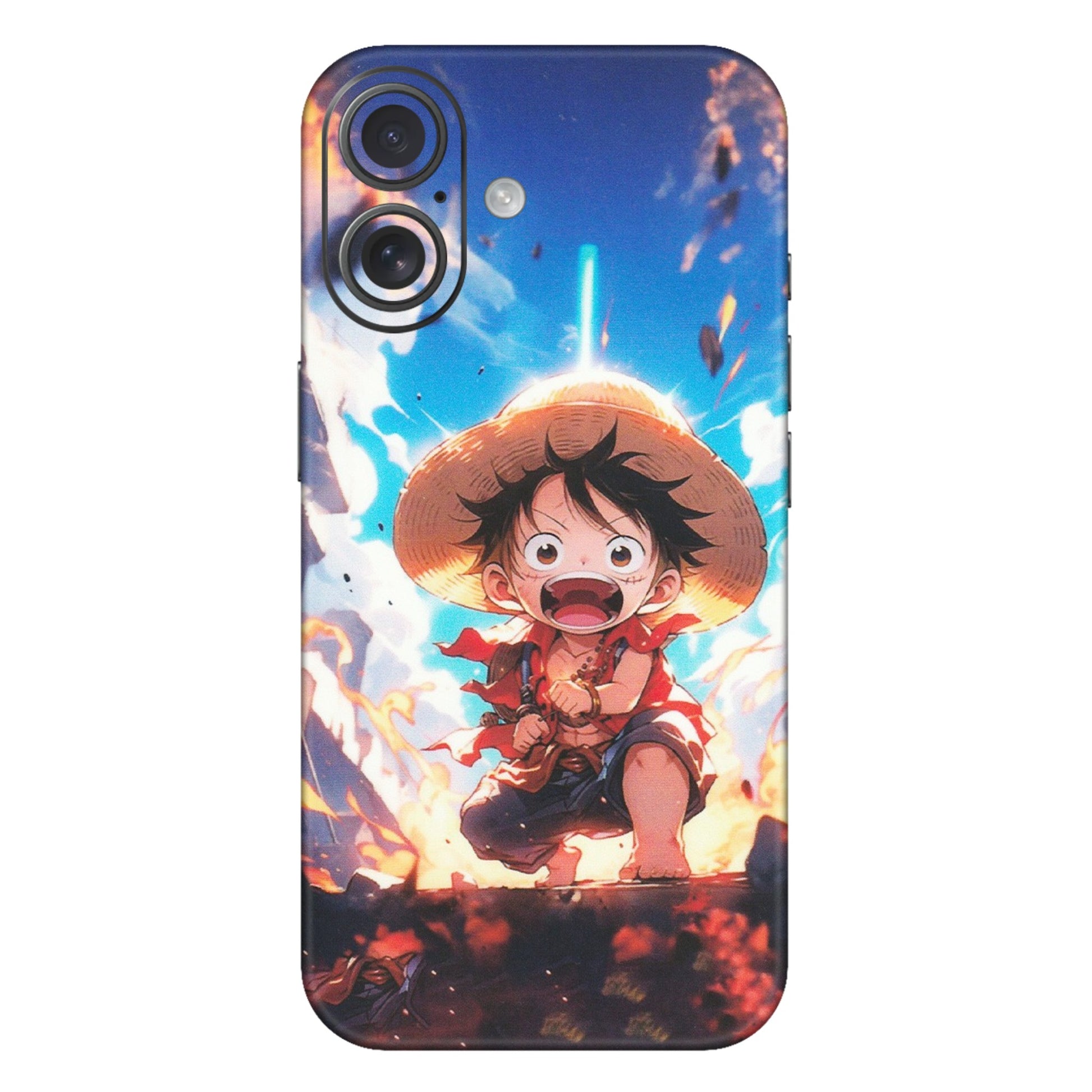 Apple iPhone Skins (All Models) - Toon One Piece Cute Character - Matte Finish (M-35) iPhone 16 Plus