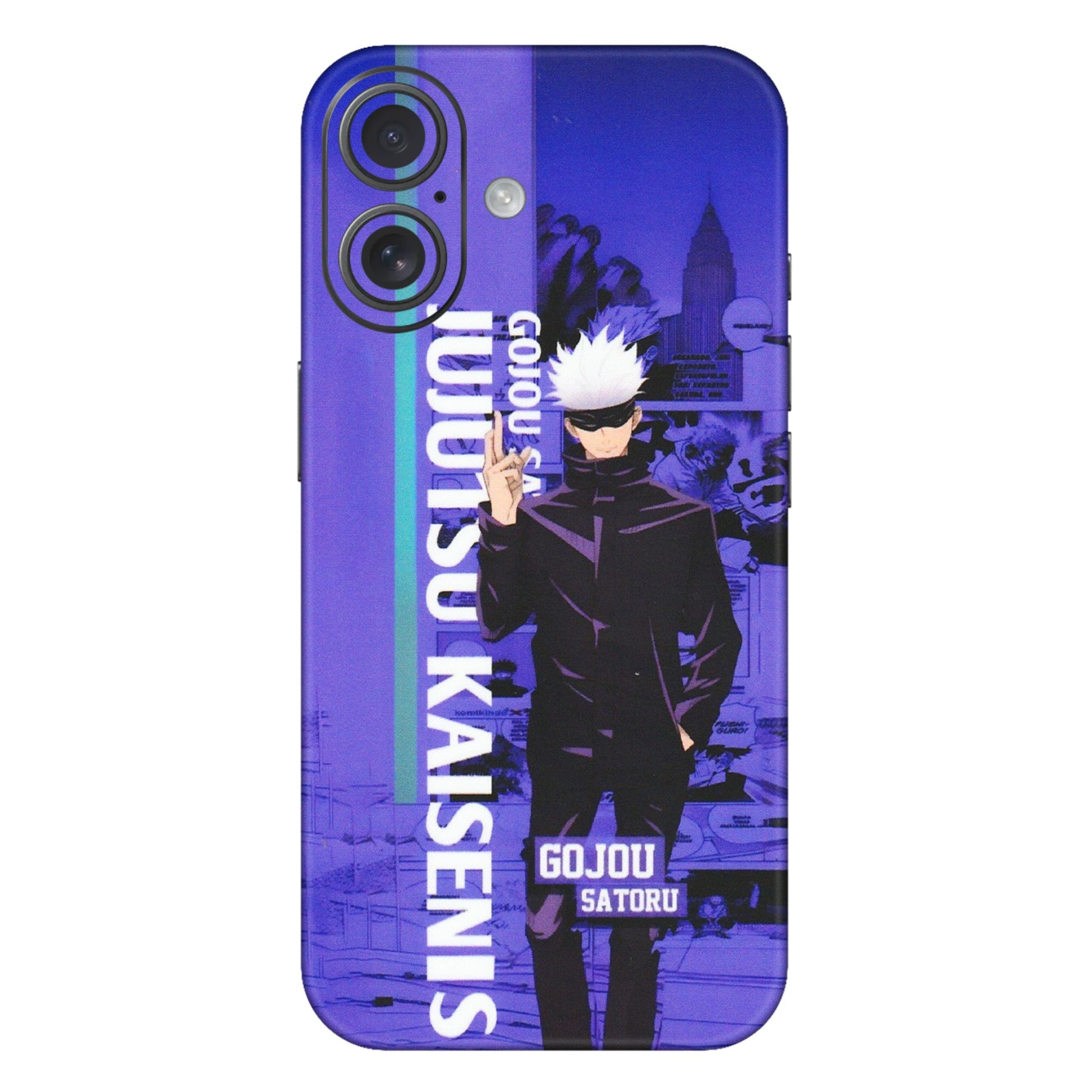 Apple iPhone Skins (All Models) - Jujutsu Kaisen Gojo - Matte Finish (M-05) iPhone 16 Plus