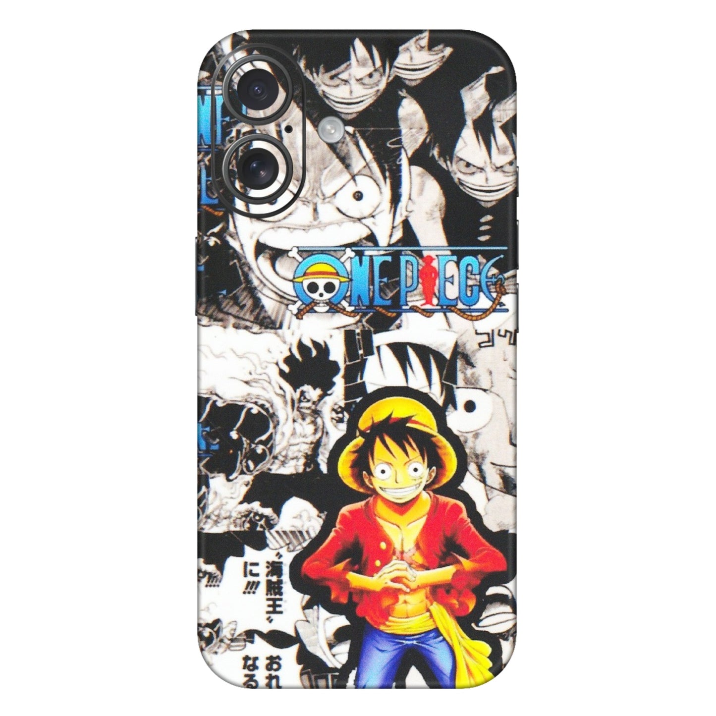 Apple iPhone Skins (All Models) - One Piece B&W - Matte Finish (M-63) iPhone 16 Plus
