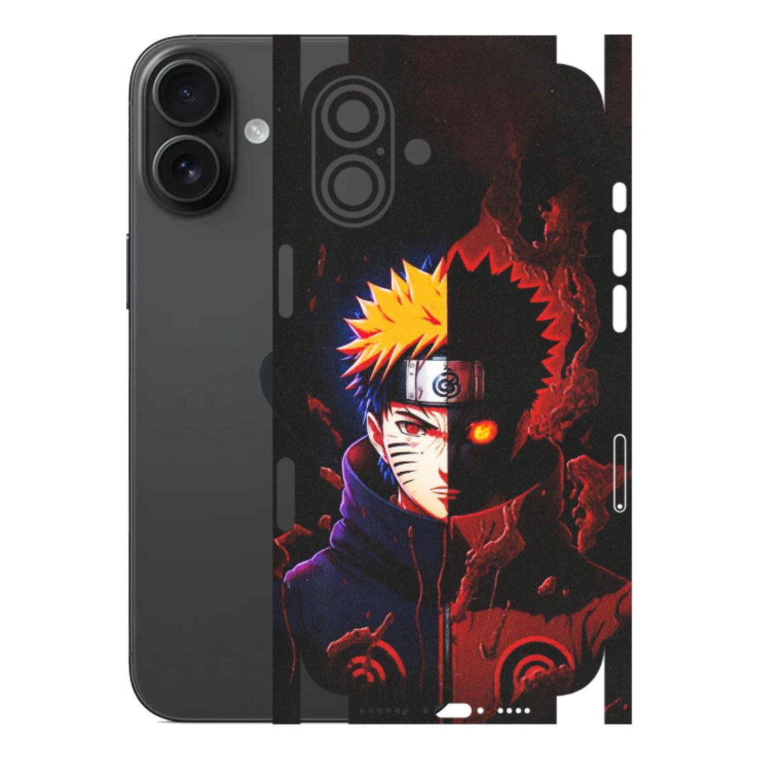 Apple iPhone Skins (All Models) - Naruto X Evil - Matte Finish (M-70) iPhone 16 Plus