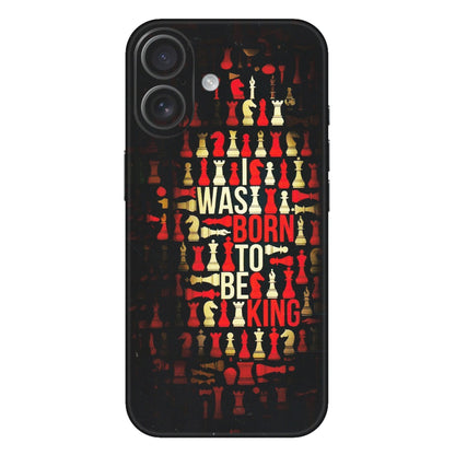Apple iPhone Skins (All Models) - Born To Be King - Matte Finish (M-73) iPhone 16 Plus