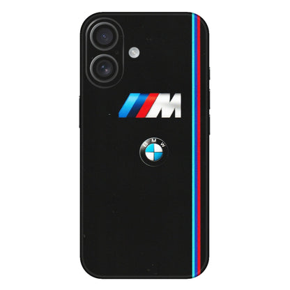 Apple iPhone Skins (All Models) - Styling With Black BMW - Matte Finish (M-74) iPhone 16 Plus
