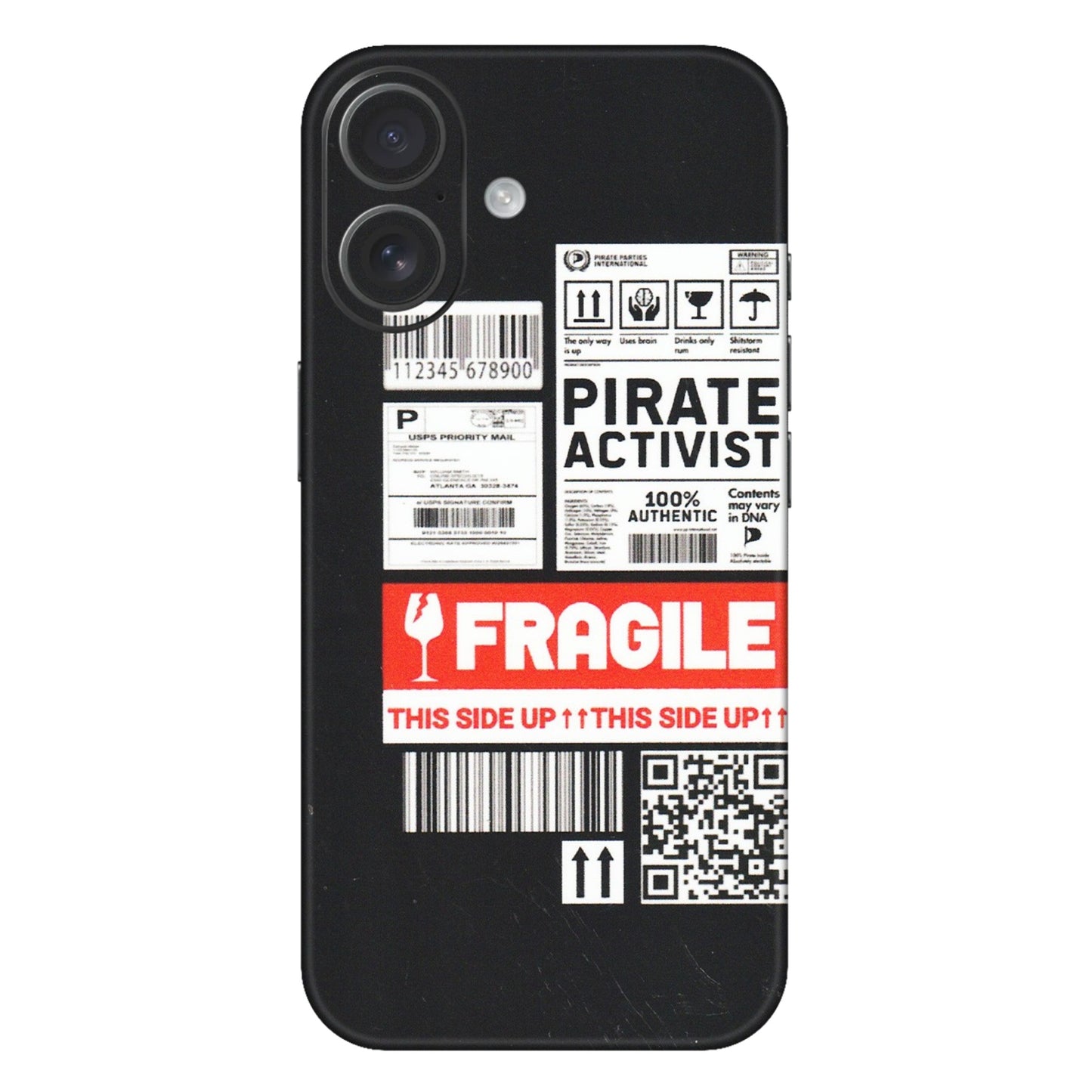 Apple iPhone Skins (All Models) - Handle With Care - Matte Finish (M-99) iPhone 16 Plus