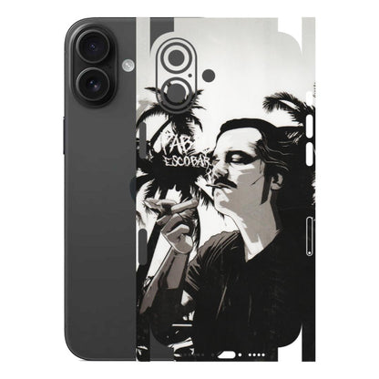 Apple iPhone Skins (All Models) - Pab Escobar - Transparent Finish (T-05) iPhone 16 Plus