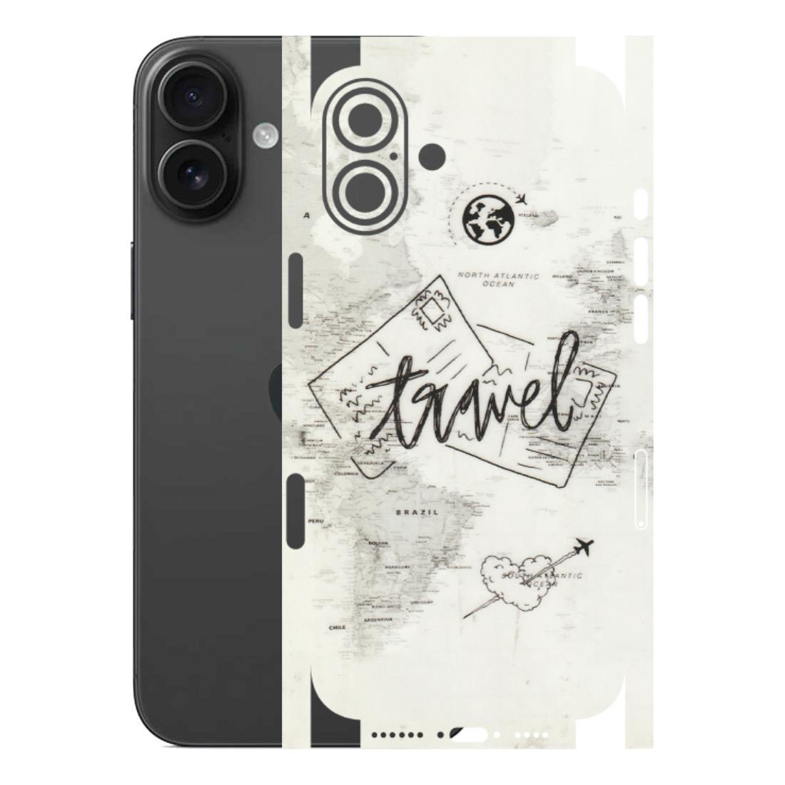 Apple iPhone Skins (All Models) - Travel Ticket - Transparent Finish (T-06) iPhone 16 Plus
