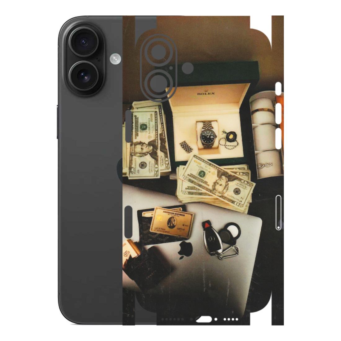 Apple iPhone Skins (All Models) - Luxury Lifestyle - Transparent Finish (T-11) iPhone 16 Plus