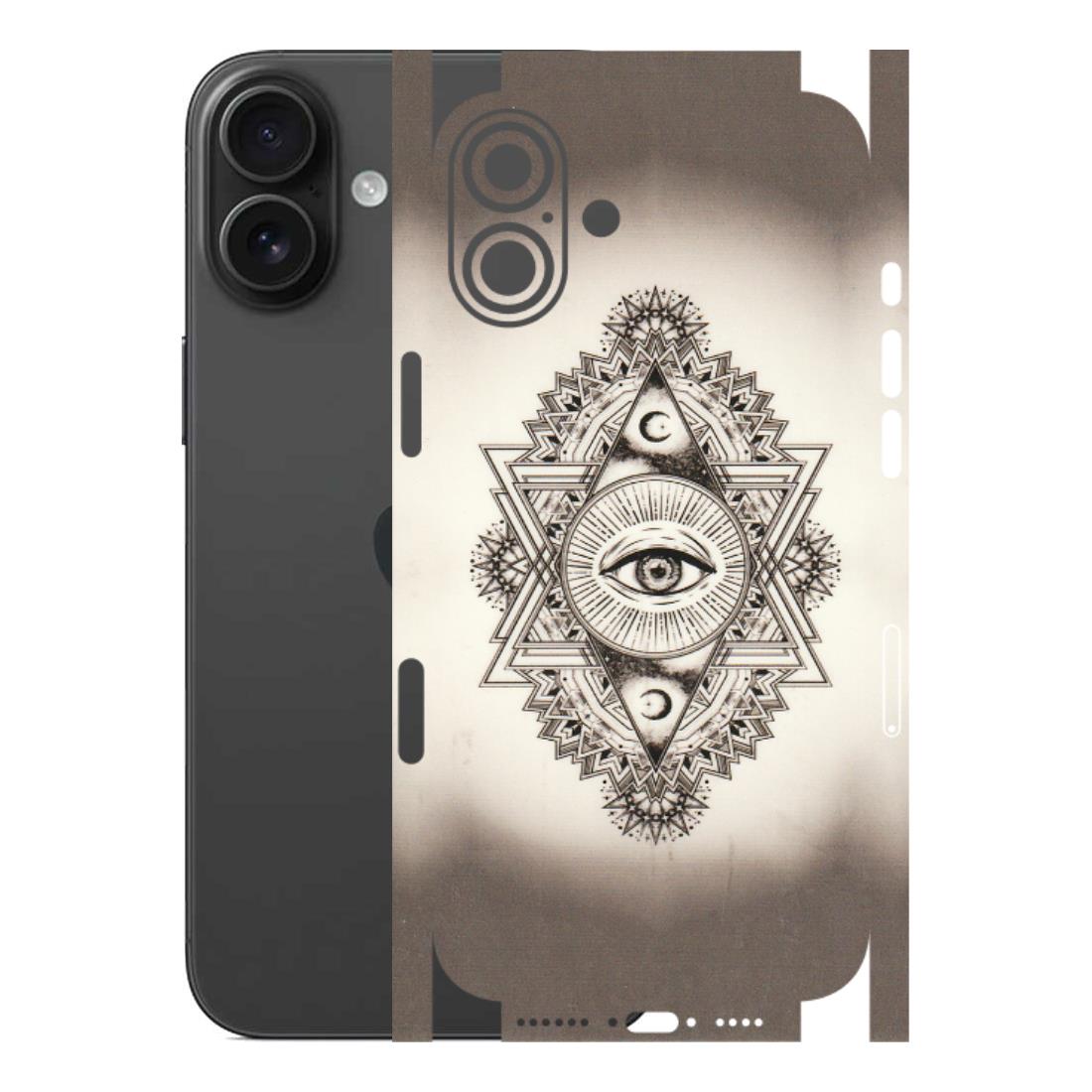 Apple iPhone Skins (All Models) - Illuminati Great Eye - Transparent Finish (T-14) iPhone 16 Plus