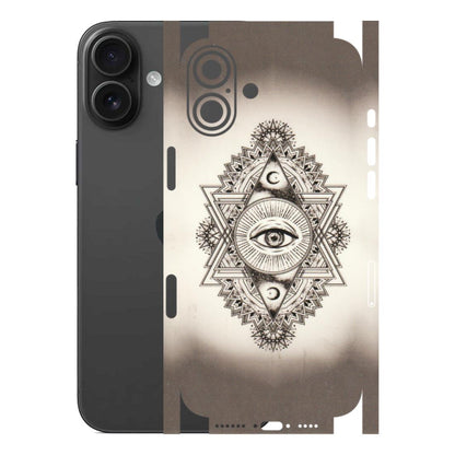 Apple iPhone Skins (All Models) - Illuminati Great Eye - Transparent Finish (T-14) iPhone 16 Plus
