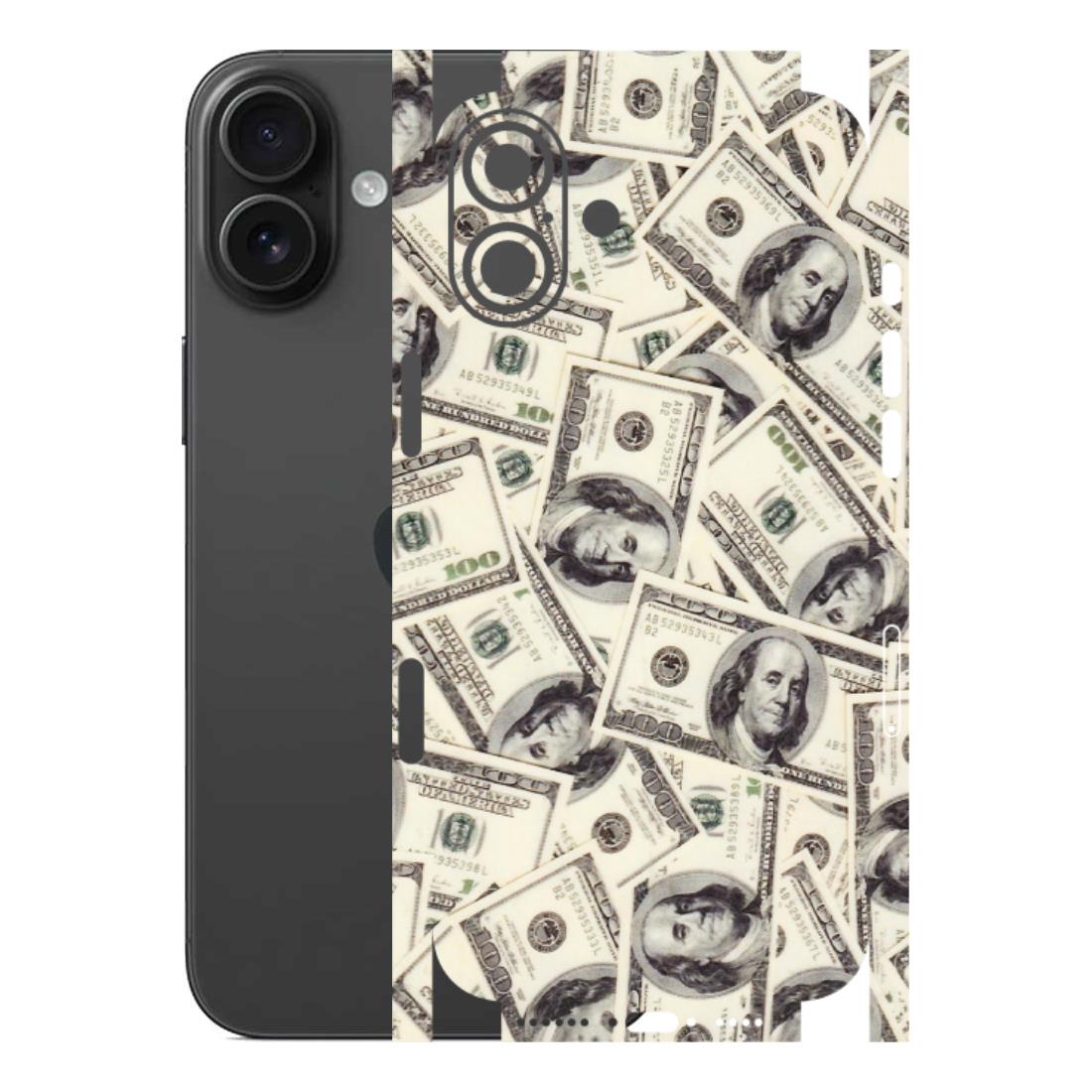 Apple iPhone Skins (All Models) - Dollar Lover - Transparent Finish (T-17) iPhone 16 Plus