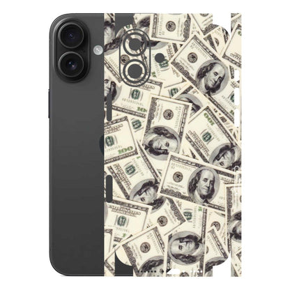 Apple iPhone Skins (All Models) - Dollar Lover - Transparent Finish (T-17) iPhone 16 Plus