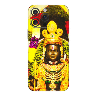 Apple iPhone Skins (All Models) - Ram Lalla Ayodhya - 3D Embossed Finish (L-103) iPhone 16 pro