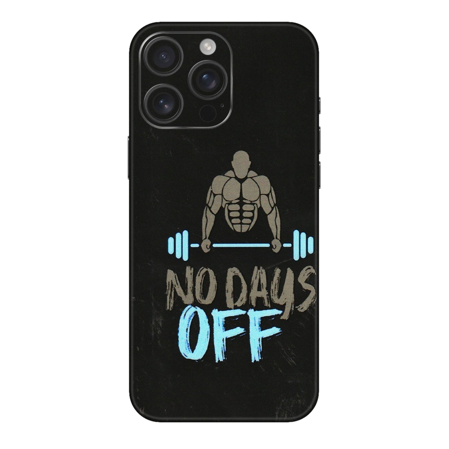 Apple iPhone Skins (All Models) - Gym Lover - 3D Embossed Finish (L-127) iPhone 16 pro