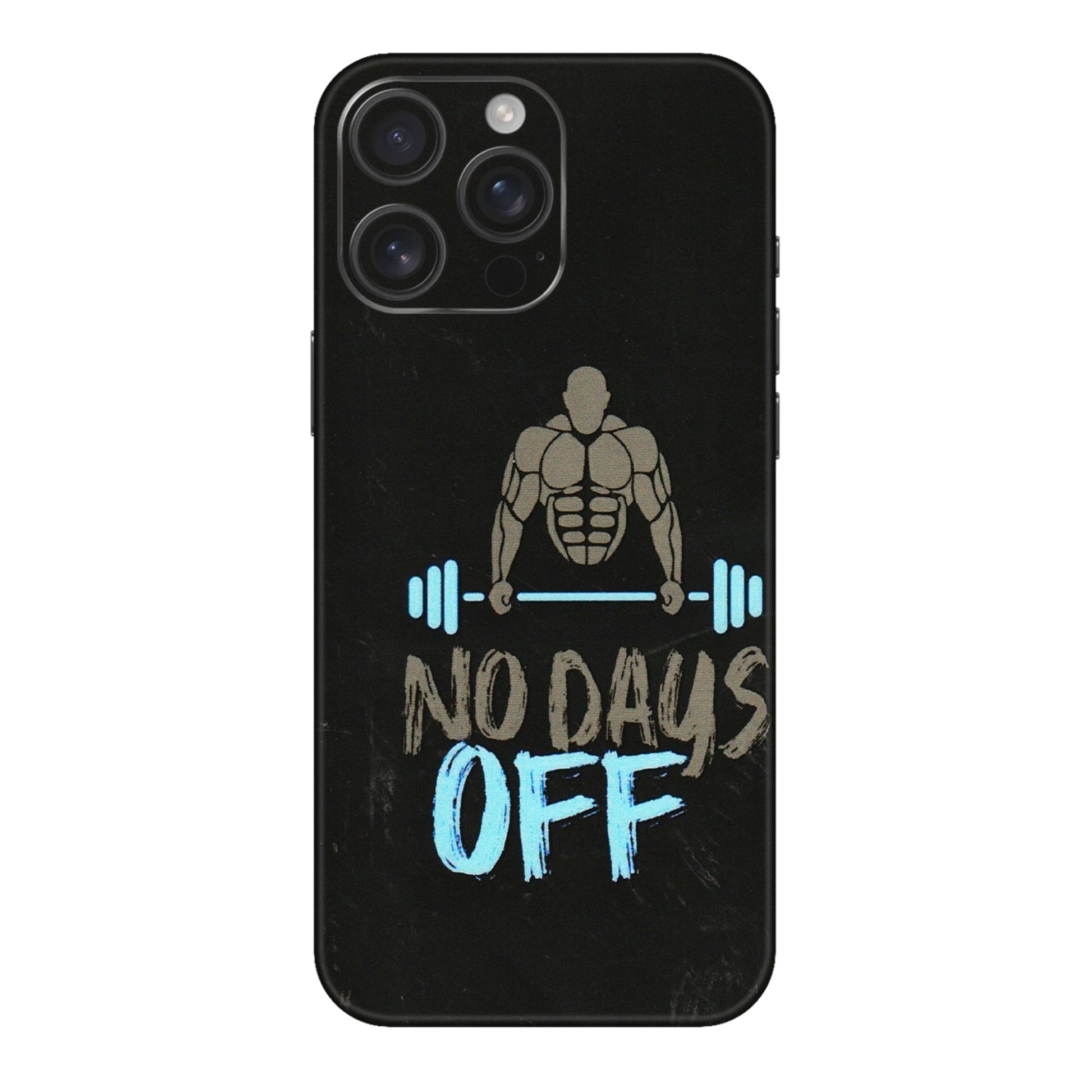 Apple iPhone Skins (All Models) - Gym Lover - 3D Embossed Finish (L-127) iPhone 16 pro