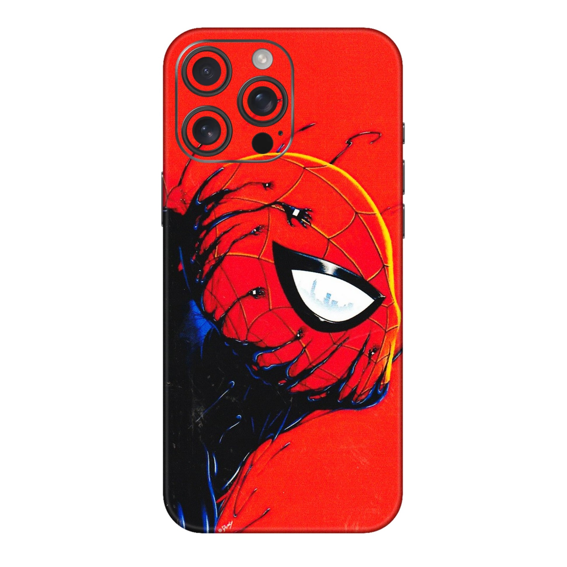 Apple iPhone Skins (All Models) - Spiderman Face Venom - 3D Embossed Finish (L-165) iPhone 16 pro