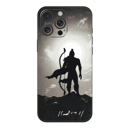 Apple iPhone Skins (All Models) - Jai Siya Ram - 3D Embossed Finish (L-200) iPhone 16 pro