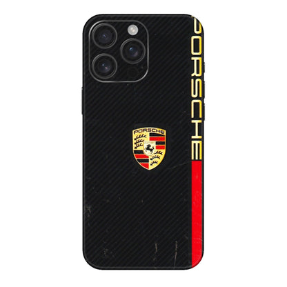 Apple iPhone Skins (All Models) - Premium Porsche - 3D Embossed Finish (L-225) iPhone 16 pro