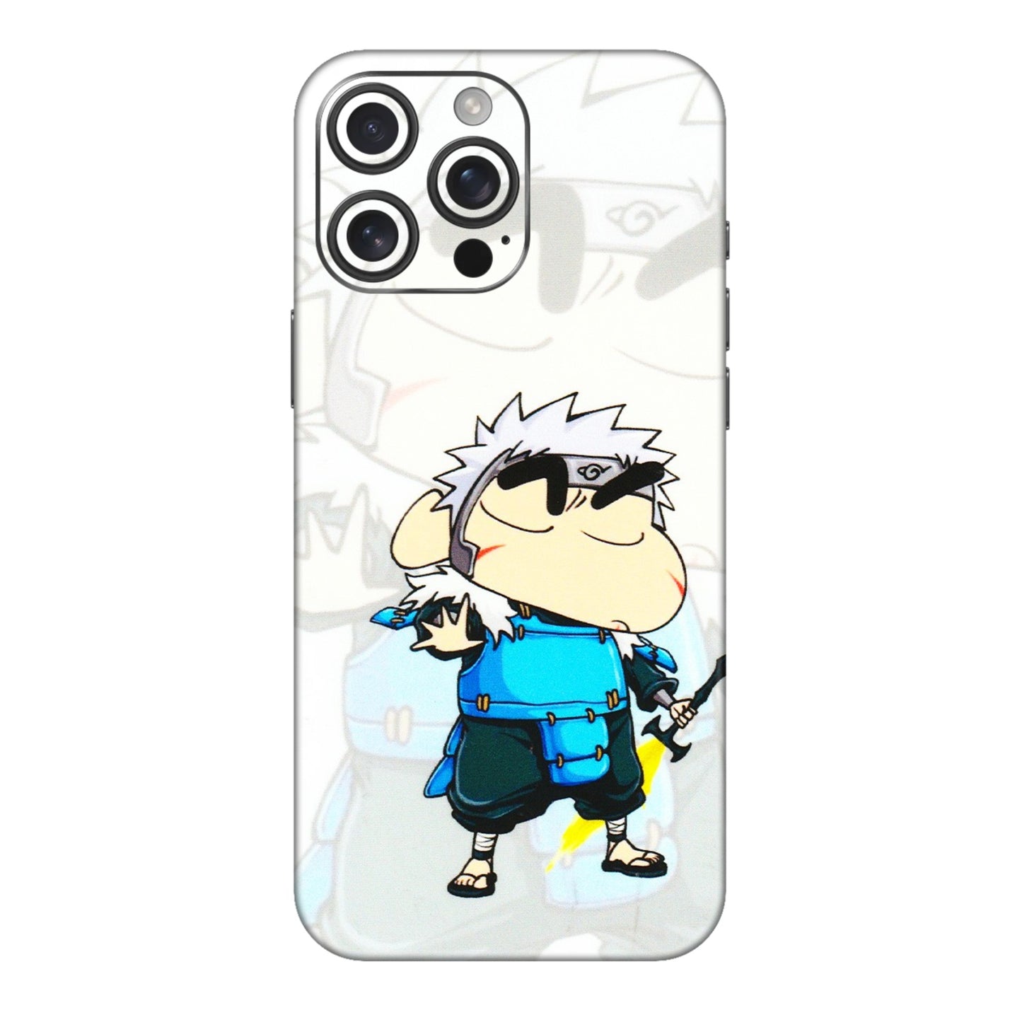 Apple iPhone Skins (All Models) - Angry Young Shinchan - 3D Embossed Finish (L-226) iPhone 16 pro