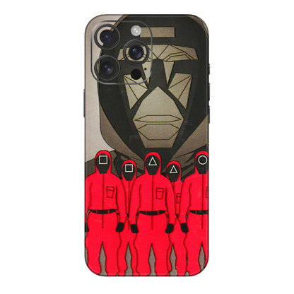 Apple iPhone Skins (All Models) - Squid Game Hero - 3D Embossed Finish (L-245) iPhone 16 pro