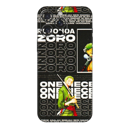 Apple iPhone Skins (All Models) - One Piece Zoro - 3D Embossed Finish (L-250) iPhone 16 pro