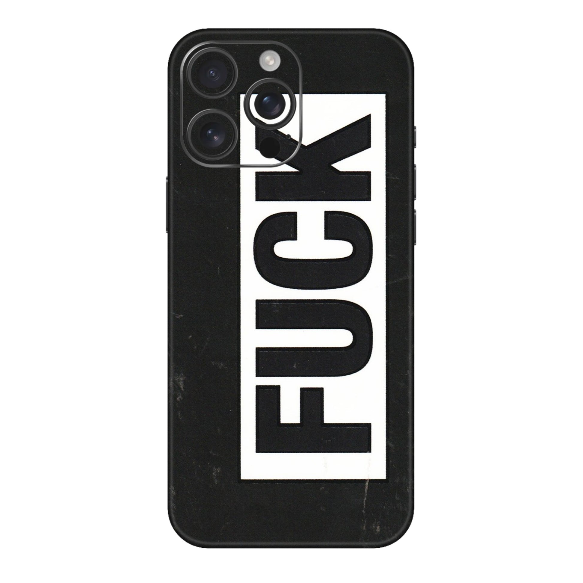 Apple iPhone Skins (All Models) - The F Word - 3D Embossed Finish (L-255) iPhone 16 pro