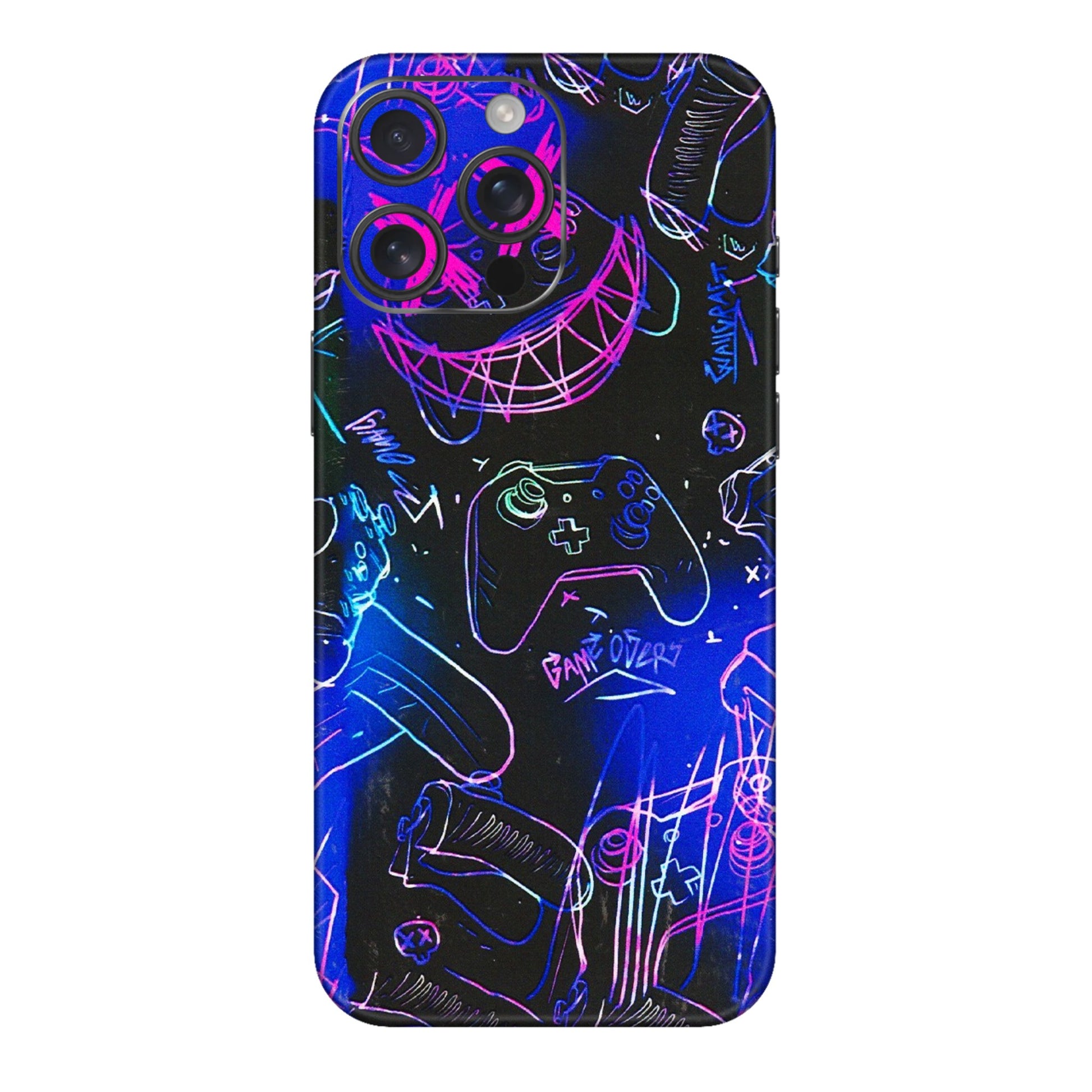 Apple iPhone Skins (All Models) - Gamers Paradise - 3D Embossed Finish (L-258) iPhone 16 pro