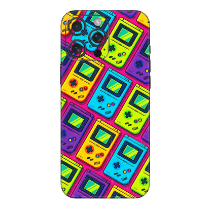 Apple iPhone Skins (All Models) - Gameboy Colourful - 3D Embossed Finish (L-266) iPhone 16 pro
