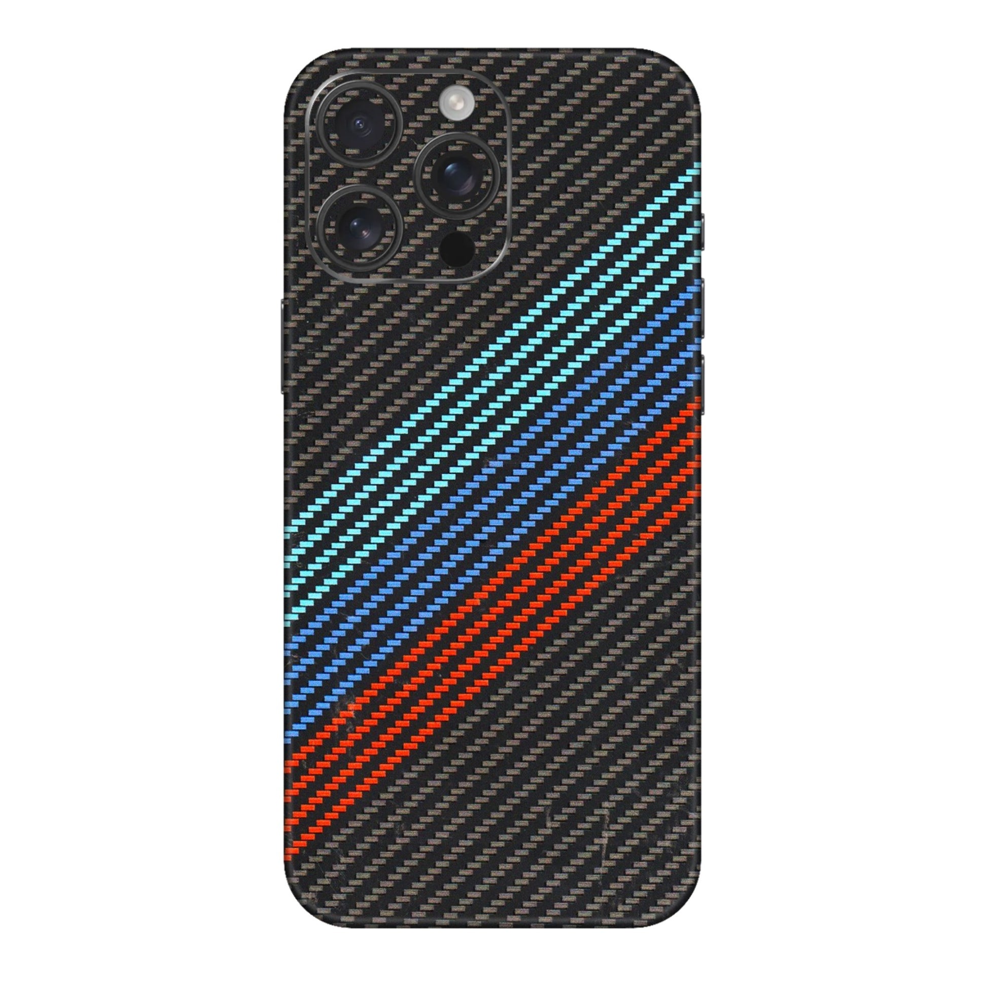 Apple iPhone Skins (All Models) - Carbon BM - 3D Embossed Finish (L-302) iPhone 16 pro