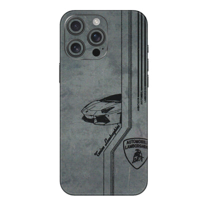 Apple iPhone Skins (All Models) - New Lamborgini Aventador - 3D Embossed Finish (L-321) iPhone 16 pro