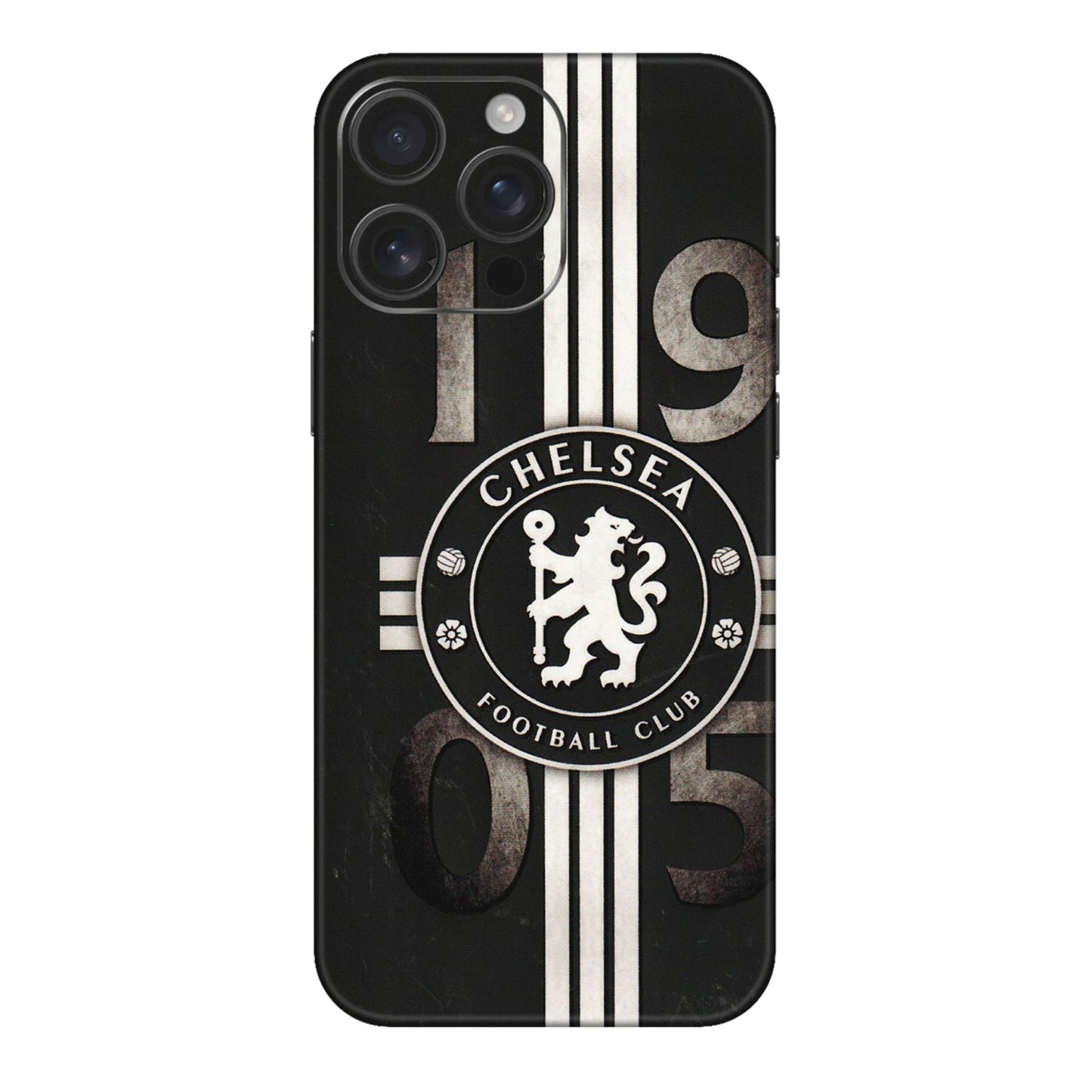 Apple iPhone Skins (All Models) - Chelsea Fan Club - 3D Embossed Finish (L-36) iPhone 16 pro