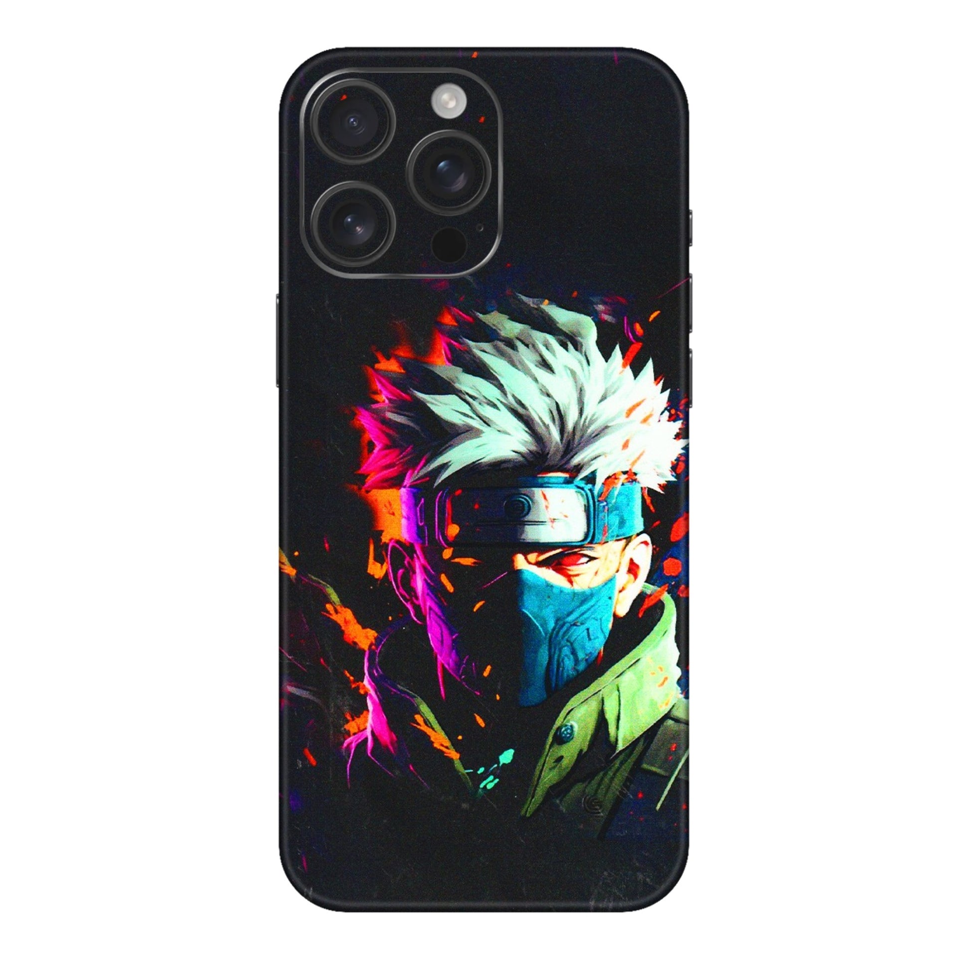 Apple iPhone Skins (All Models) - Anime Cool Character - 3D Embossed Finish (L-59) iPhone 16 pro