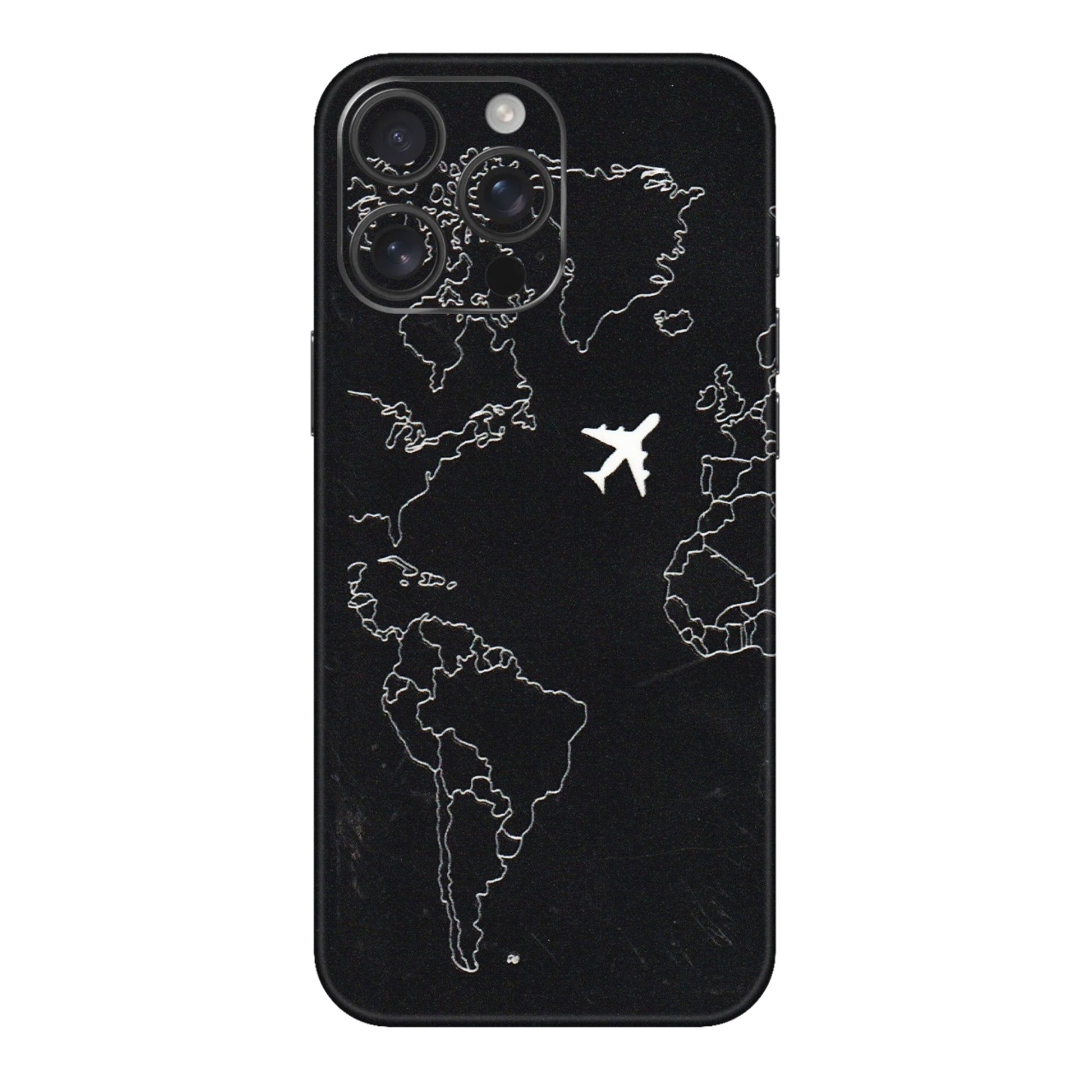 Apple iPhone Skins (All Models) - Never Ending Travel - 3D Embossed Finish (L-79) iPhone 16 pro