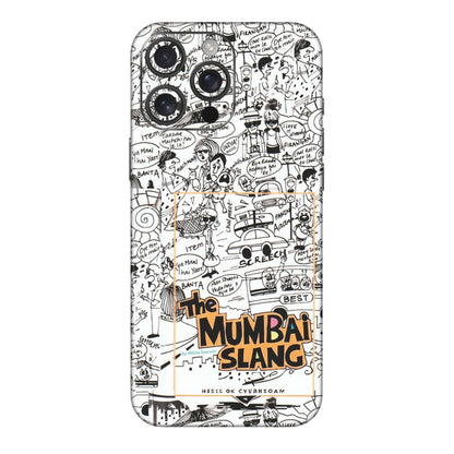 Apple iPhone Skins (All Models) - The Mumbai Slang - Matte Finish (M-142) iPhone 16 pro