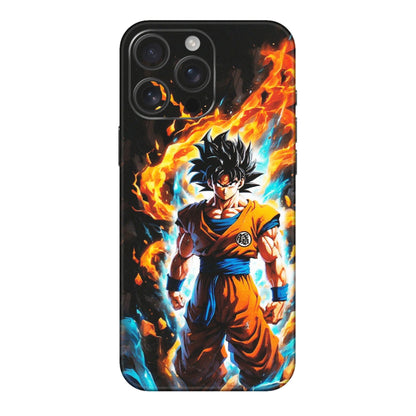 Apple iPhone Skins (All Models) - Goku Transformation Anime - Matte Finish (M-159) iPhone 16 pro