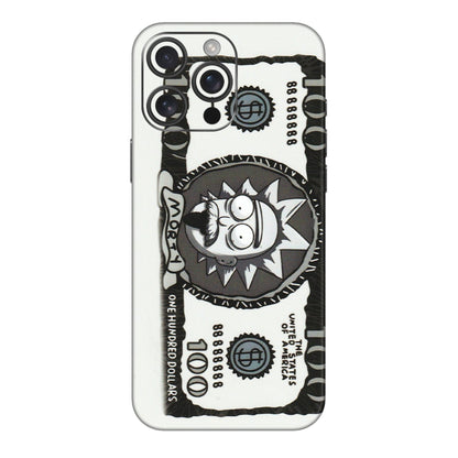 Apple iPhone Skins (All Models) - Rick And Morty Hundred Dollar Anime - Matte Finish (M-161) iPhone 16 pro