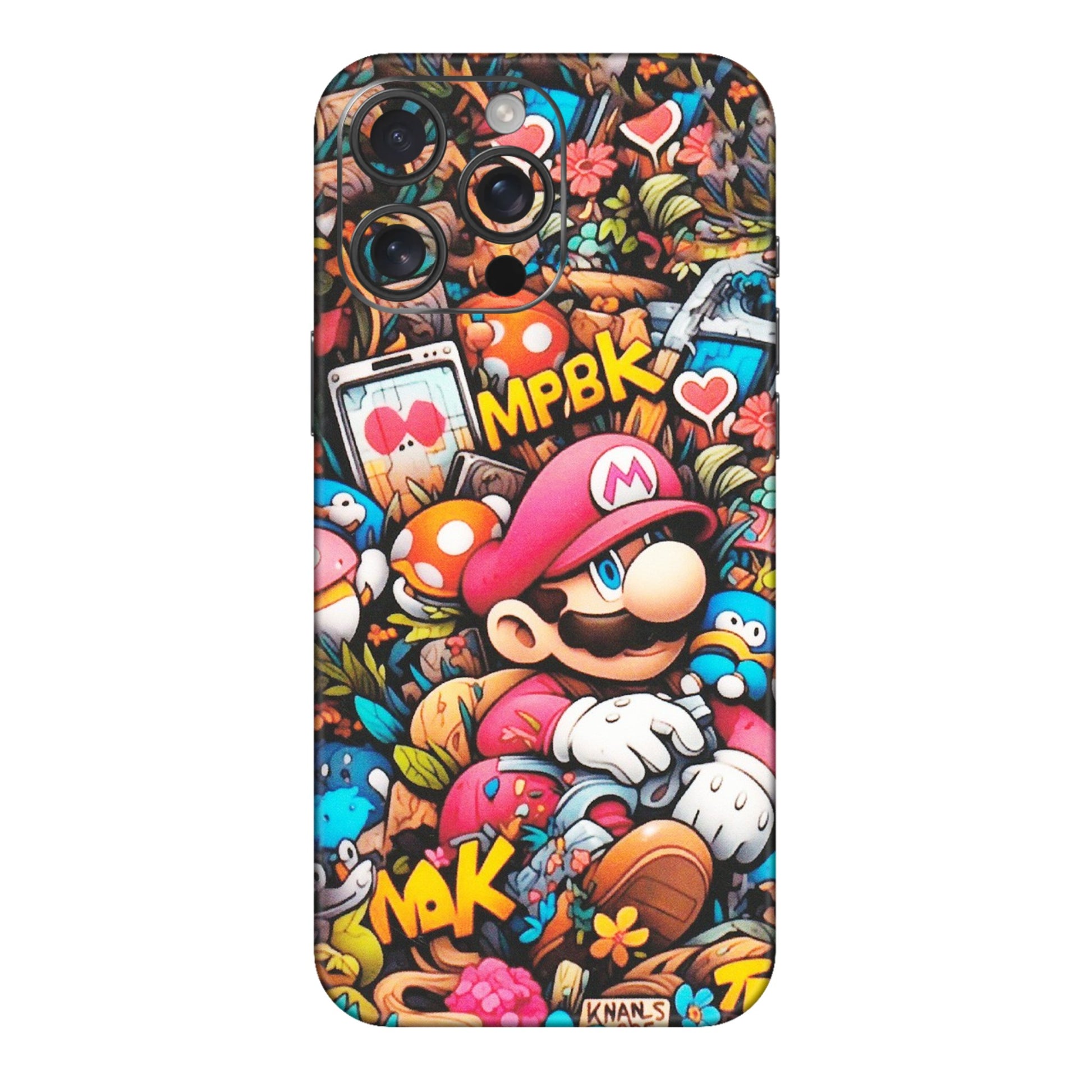 Apple iPhone Skins (All Models) - Super Mario Bros Artistic - Matte Finish (M-173) iPhone 16 pro